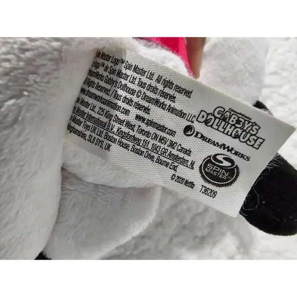 Gabby's Dollhouse 13" Talking Pandy Paws Plush Toy White Works Tested DreamWorks - Picture 10 of 13
